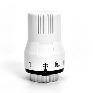 Robinet thermostatique <span class=keywords><strong>de</strong></span> <span class=keywords><strong>radiateur</strong></span> TRV blanc, tête <span class=keywords><strong>de</strong></span> robinet thermostatique - Product Image 1