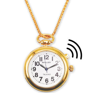 Montre porte-clés parlante en anglais américain, pendentif pour femme, montre parlante qui prononce <span class=keywords><strong>l</strong></span>'heure, <span class=keywords><strong>la</strong></span> date, <span class=keywords><strong>l</strong></span>'heure <span class=keywords><strong>d</strong></span>'alarme pour les personnes âgées ou aveugles - Product Image 1