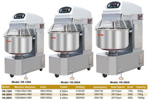 Máquina espiral para amasar 10KG 20KG 25KG 50KG 100KG Industria de <span class=keywords><strong>harina</strong></span> italiana Pan Mezclador de masa comercial para el <span class=keywords><strong>precio</strong></span> - Product Image 5