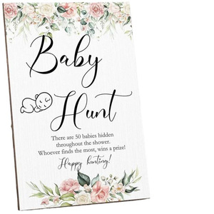 Cross-border wooden baby <b>card</b> holders, dinner party <b>table</b> <b>cards</b>, plant inserts, standees, desktop writing <b>cards</b>, event sets. - Product Image 3