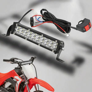 ไฟบาร์มอเตอร์ไซค์ USTPO 60W 4200LM 36V สีเหลือง/ขาวธรรมชาติ ไฟหน้ามอเตอร์ไซค์แบบเสียบใช้งานได้ทันที ใช้ได้กับแฮนด์ขนาด 7/8 นิ้ว สำหรับ CRF110 - Product Image 3