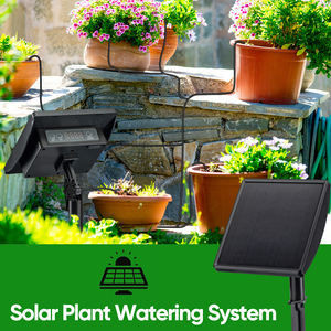 Kit di <span class=keywords><strong>irrigazione</strong></span> a goccia automatico ad energia solare, sistema di <span class=keywords><strong>irrigazione</strong></span> da giardino in plastica <span class=keywords><strong>con</strong></span> <span class=keywords><strong>tubo</strong></span> flessibile modello [numéro di modello] per serre e uso domestico - Product Image 2