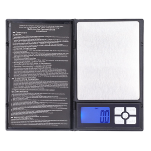 China 500g 0.01g Pocket Scale Jewelry Gold Electronic Balance Digital Weighing Notebook Scale - Product Image 5