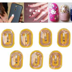 Meistverkaufte 3D NFC Leuchtende Nagelaufkleber Smart UV-Lampe Nagelschmuck mit Freiem NFC-Chip Französischer Stil Trendige Nagelkunst im Angebot - Product Image 4