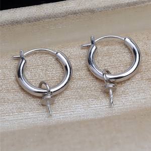 ต่างหูเงินแท้ S925 สำหรับทำต่างหูมุก DIY  ถาดเปล่าสำหรับใส่ไข่มุก 8-13 มม. รุ่น 5411 ต่างหูมุก 8-13 มม. เครื่องประดับเงินแท้ S925 - Product Image 3