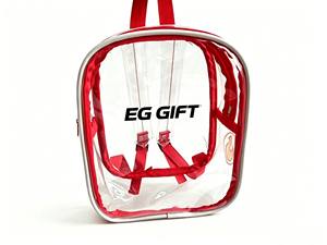 Mochila Transparente de PVC Resistente con Cierre, Costuras Reforzadas en las Correas, Gran Capacidad, Impermeable, Moderna, Unisex, para Universidad y Trabajo - Product Image 5