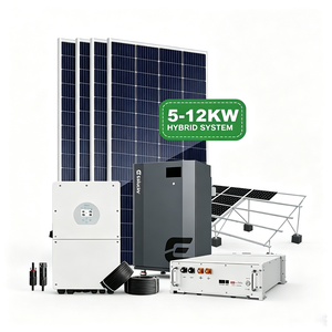 Système d'énergie solaire hybride 15 kW 50 kW 30 kW 100 kW Kit complet avec stockage de batterie pour la maison - Product Image 5