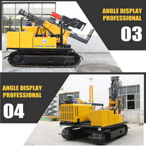 Máy đóng cọc năng lượng mặt trời thủy lực với phụ kiện khoan xoắn - Product Image 6