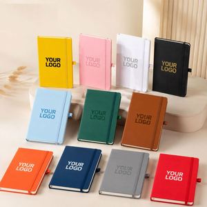 Cuaderno A5 con Logotipo Personalizado, Tapa Dura, Diario de Cuero PU Personalizado para Regalo Promocional de Negocios u Oficina - Product Image 1