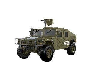 Voiture RC militaire <span class=keywords><strong>4x4</strong></span> à grande vitesse avec grandes roues 16c Plus avec effets sonores et lumineux - Product Image 3