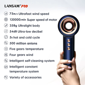 高品质吸式吹风机中空无刷离子高速吹风机 - Product Image 5