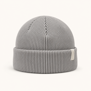 Bonnet d'hiver personnalisé avec logo, patch en cuir brodé, chapeau côtelé de haute qualité, vente en gros, faible MOQ, fabricant OEM - Product Image 3