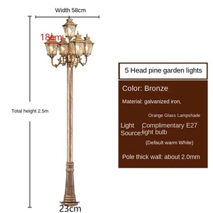 ไฟสวนพลังงานแสงอาทิตย์ IP68สแตนเลสกันน้ำ, ไฟตกแต่งภายนอกอาคารทางเดินในสวน - Product Image 2