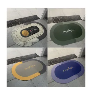 7色定制科技布pu pvc土浴垫浴室地板防滑浴垫吸水