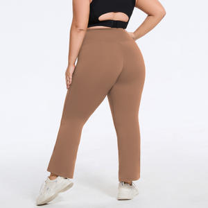 <span class=keywords><strong>Leggings</strong></span> da donna Plus Size a vita alta da Yoga pantaloni Fitness alla moda stile pesca <span class=keywords><strong>effetto</strong></span> dimagrante Casual svasato a vita media <span class=keywords><strong>Leggings</strong></span> - Product Image 3