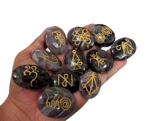 Oval Rose Quartz Karuna Stone <b>Crystal</b> for Reiki Healing Natural Gemstone Bulk Supply by Trusted Wholesaler - Product Image 2