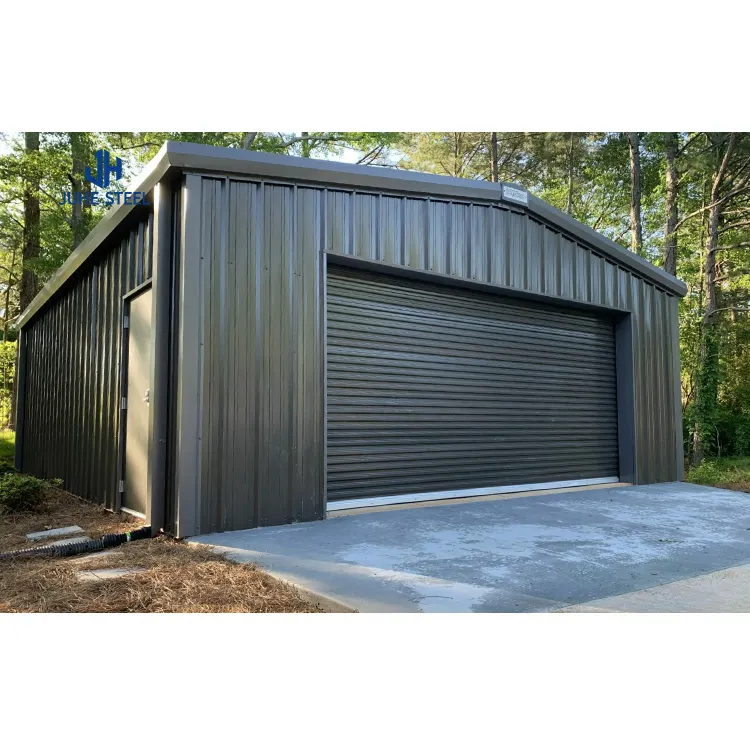 Metal Storage Carport Buildings Steel Frame Workshop Prefab Warehouse Structure Building Shed Design Hangar Industrial