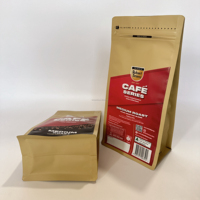 Sachet Mylar à fond plat 8 côtés, personnalisé, couleurs assorties, pour aliments pour animaux, en plastique PE, résistant à l'humidité, avec fermeture éclair, pochette autoportante pour sucre