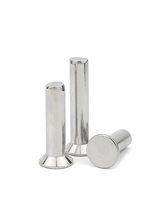 Rivets solides en acier inoxydable 304 à tête fraisée, tailles M2 à M8, pour la fixation de panneaux et de supports