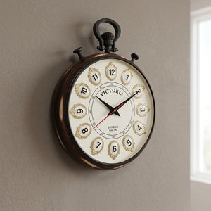 Wooden <b>Wall</b> <b>Clock</b> Decorative Large Wood <b>Wall</b> <b>Clock</b> <b>Modern</b> Rustic Farmhouse Timepiece for Living Room Bedroom Kitchen Office Home - Product Image 1