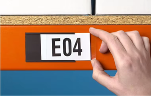 C-tipo Tira Magnética PVC Material De Papel Magnético & Etiqueta Titular Armazém Etiqueta Manuscrita Etiqueta De Metal Prateleira Etiqueta Titular - Product Image 5