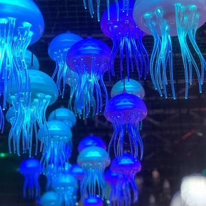 <span class=keywords><strong>2025</strong></span> sáng tạo LED sứa đèn chùm màu nhỏ thay đổi mặt dây chuyền ánh sáng ban đêm cho thanh trang trí ngoài trời kỳ nghỉ giáng sinh - Product Image 4