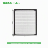 Filter Hepa Rumah Tangga Efisien dengan Karbon Pre-filter Cocok untuk Idylis Iaf-h-100d Ac-2118 Ac-2123 Bagian Pembersih Udara