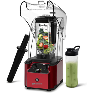 Licuadora Comercial Silenciosa con Aislamiento Acústico, Licuadora Profesional de 2200 Vatios para Cocina con Jarra de 80 oz y Función de Autolimpieza - Product Image 2