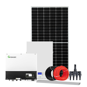 Système solaire autonome complet à cellules monocristallines MPPT au lithium-ion, 10KW-50KW, pour maison intelligente - Vente chaude - Product Image 1