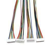 Mingyue pabrik pria 2.54 MM 2-pin 4Pin 12pin 11P 2 3 4 5 7 8 9 11 12 posisi Pin JST XH satu konektor kabel Harness