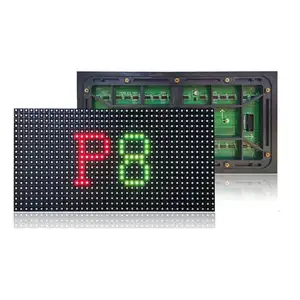 P8 outdoor waterproof digital screen 32x16 surface mount full color LED display module