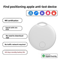 Localizador Bluetooth certificado para Apple Red 4G Dispositivo antipérdida Material plástico GPS Rastreador de mascotas