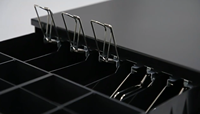 Hochwertige KER-410S Sichere Geldkassette Robuste Langlebige Metall-Kassenschublade für Laden-Kassensysteme