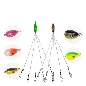 Alabama Umbrella Fishing lure Rig for Bass Fishing 5 Arms Swimming Baits  Lures Kit Freshwater Trout Salmon