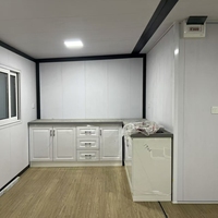 Maison conteneur modulaire extensible de 40 pieds avec salon et chambre à coucher à écran pliable - Design Heshi