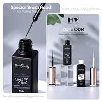 Hanyi Premium Gel UV 24 Couleurs pour Nail Art, Peinture Liquide OEM/ODM, Matériau Personnalisé, Bouteille avec Logo, Pinceau Spécial Inclus