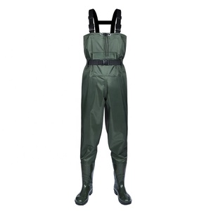 Quần câu cá ngoài trời chống thấm nước, ủng chống mài mòn, <span class=keywords><strong>PVC</strong></span> OEM tùy chỉnh, vải dệt <span class=keywords><strong>polyester</strong></span> thoáng khí - Product Image 1