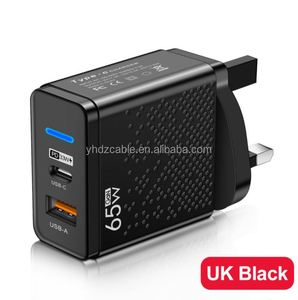 Multifunctional GAN Charger <b>USB</b>+Type-<b>C</b> Fast PD Fast Charging Travel <b>Adapter</b> for Smartphone for Mobile Phone Charging - Product Image 4