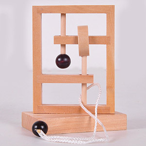 Puzzle con anello in corda di legno IQ Mind <span class=keywords><strong>String</strong></span> rompicapo gioco per adulti regalo per bambini apprendimento educazione Puzzle giocattolo in legno montessori - Product Image 6