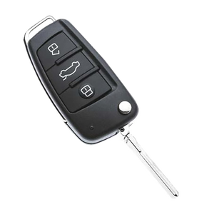 Guscio per Chiave Auto AUDI 'HU66ARS8' a 3 Pulsanti - Product Image 1