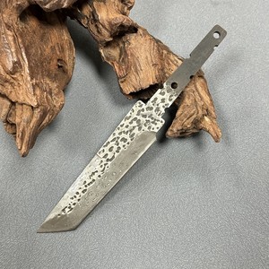 Lames en acier de Damas personnalisables, <span class=keywords><strong>couteau</strong></span> utilitaire à lame fixe VG-10, lames en vrac OEM pour la chasse, le camping - Product Image 3