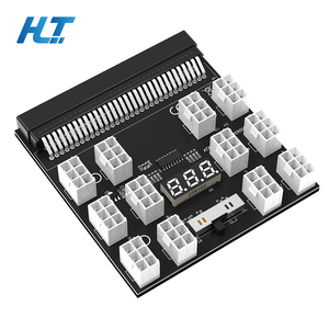 บอร์ดจ่ายไฟ PCIe 64 พินเป็น 12x6 พิน, จอแสดงผลแรงดันไฟฟ้า LED สำหรับ DPS-1200QB DPS-750RB ซีรีส์เซิร์ฟเวอร์พาวเวอร์ซัพพลาย - Product Image 1