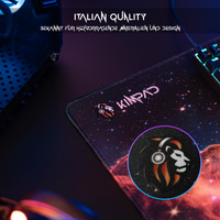 Alfombrilla de Ratón para Juegos TechSide Kimpad Carina Nebula, Diseño Impermeable, XXL-Speed Control, 900x400x4mm, Rectangular, de Goma, Stock Privado