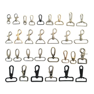 Fibbia per Borsa in Lega di Zinco di Alta Qualità, Anello a D Scorrevole, Gancio Portachiavi Oro e Argento, Accessori per Borse, Moschettone - Product Image 6