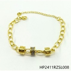 Braccialetto da Tennis in oro 14K da donna con motivo in rodio inciso con catena personalizzata per uso quotidiano gioielli regalo - Product Image 1