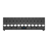 Barre de projecteurs LED étanche IP65 12x60W avec faisceau oscillant, zoom, wash et matrice, tête mobile auxiliaire, effet single wobble pour scène