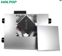 Unités de système de ventilation de récupération d'énergie de la série mince moteur à courant alternatif 150 ~ 350 M3/h système de conduit d'air frais intérieur pour le chauffage de gymnase