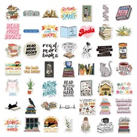 Lot de 100 autocollants de lecture Bookish pour enfants et adultes Logo personnalisé Récompenses adhésives pour étudiants et enseignants