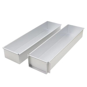 Moule à tiramisu rectangulaire sans couture en acier inoxydable à forme fixe pour la préparation de desserts froids et de gâteaux <span class=keywords><strong>au</strong></span> <span class=keywords><strong>fromage</strong></span> - Product Image 6