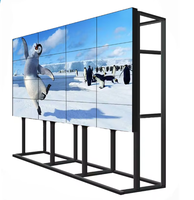 Écran LCD de 55 pouces pour affichage vidéo mural, épaisseur de soudure 3,5 mm, 1,7 mm, 0,88 mm, affichage publicitaire intérieur 1080p, utilisation en centre commercial